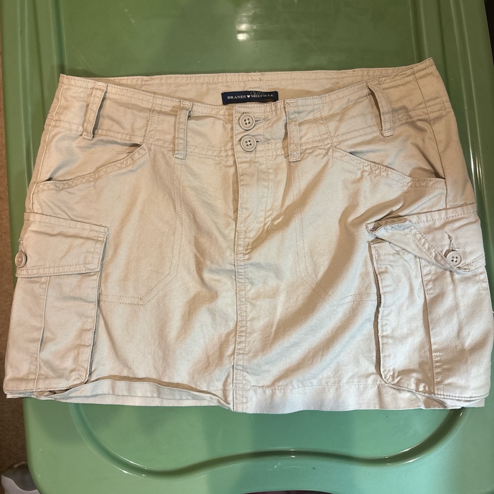 Brandy Melville cargo skirt